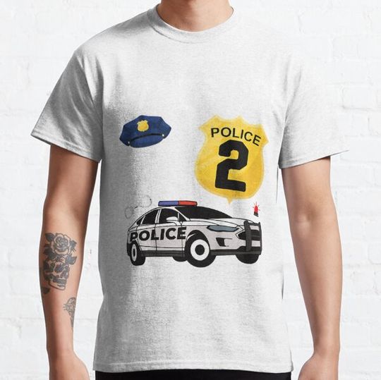Discover Kids 2nd Birthday Party Policeman Boy Two Year Old Police Officer