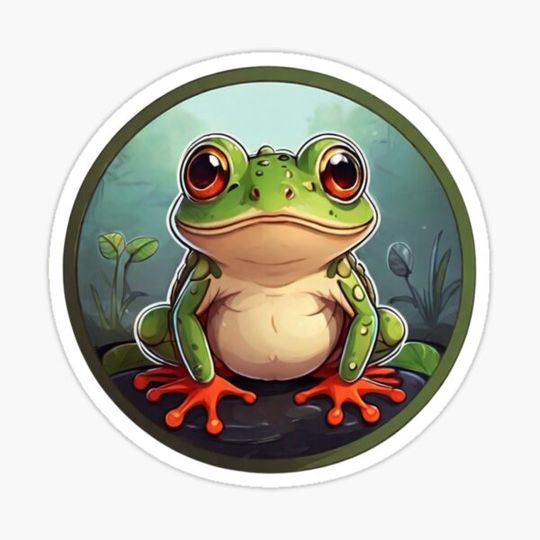 Discover cute little frog