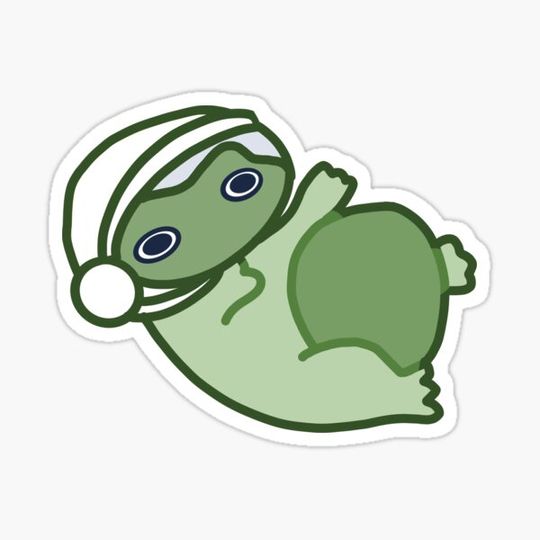 Discover Green frog in space