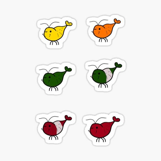 Discover Neocaridina Sticker Pack