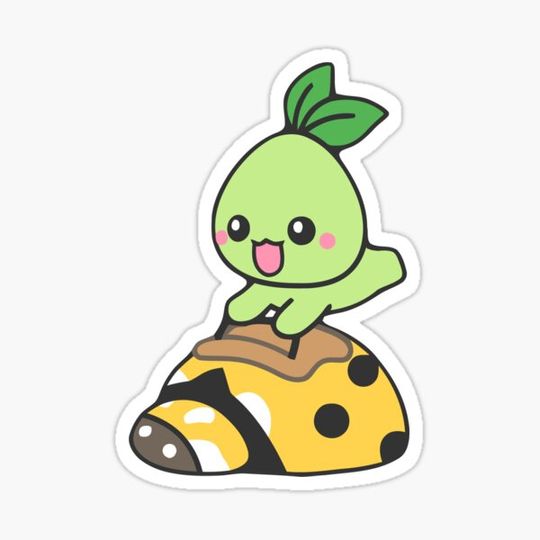 Discover Mokoko Seed | Lost Ark Stickers - "Riding on a Ladybug"