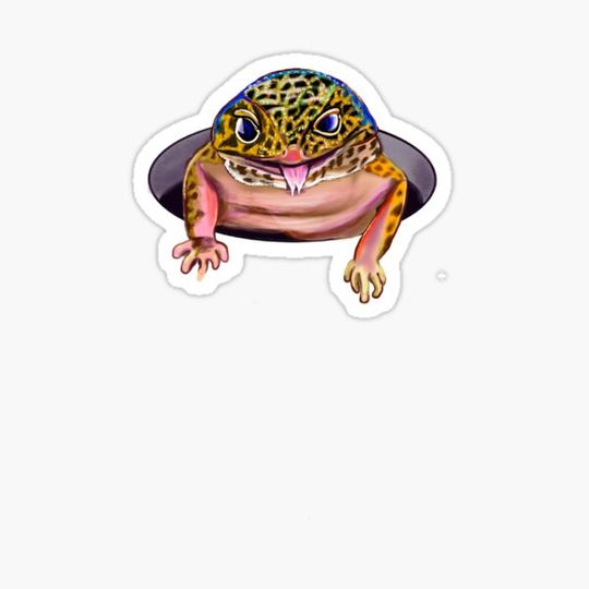 Discover Tongue out - exotic animal pets leopard gecko