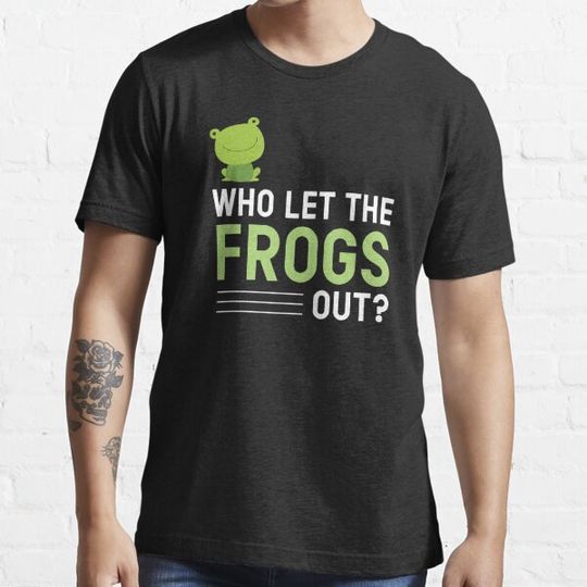 Discover Who Let The Frogs Out? Frog Toad Lake Pond Gift