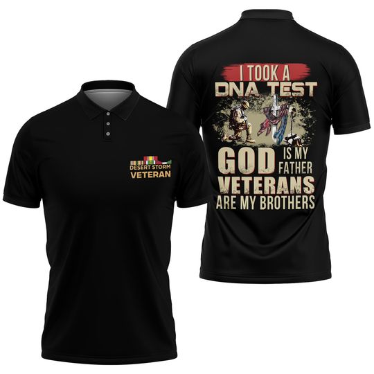 Discover Desert Storm Veteran Polo Shirt