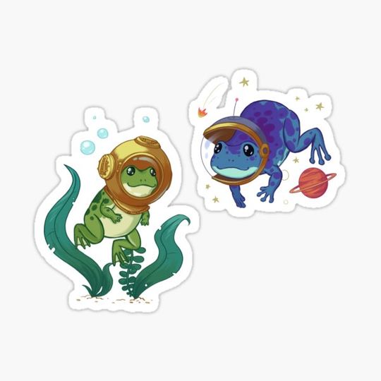 Discover Space and Sea Explorer Frogs