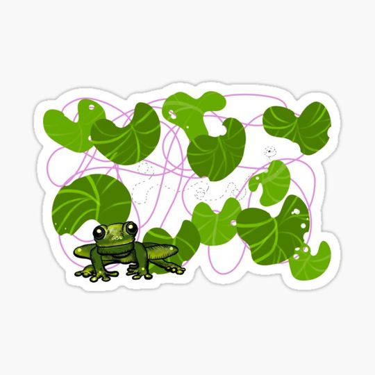 Discover Cute Scribble Frog