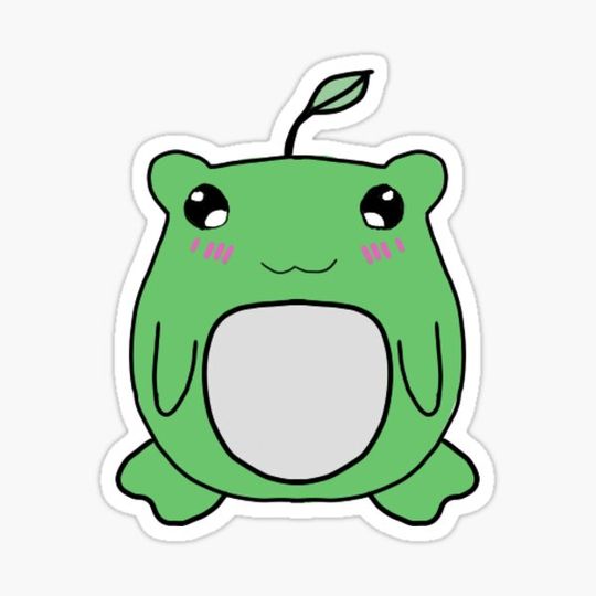 Discover frog with leaf