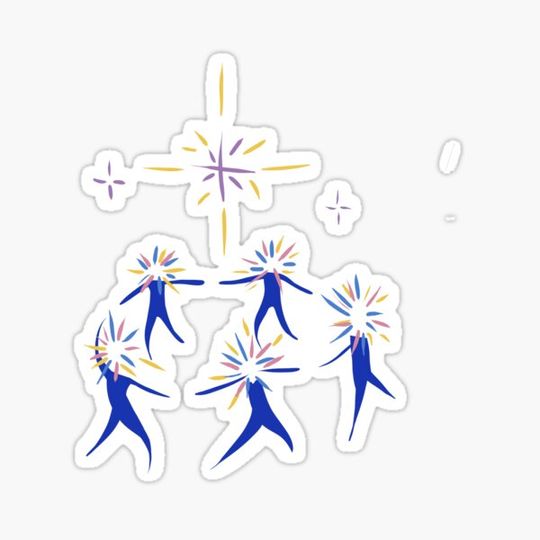 Discover little creatures dancing in a circle