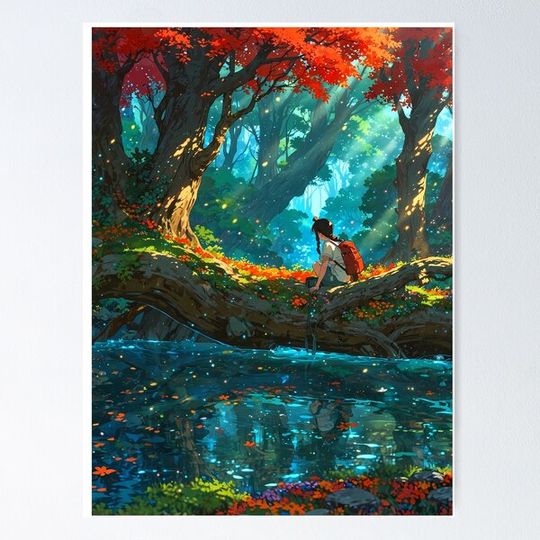 Discover Magic Forest - A Dreamy Anime Artwork