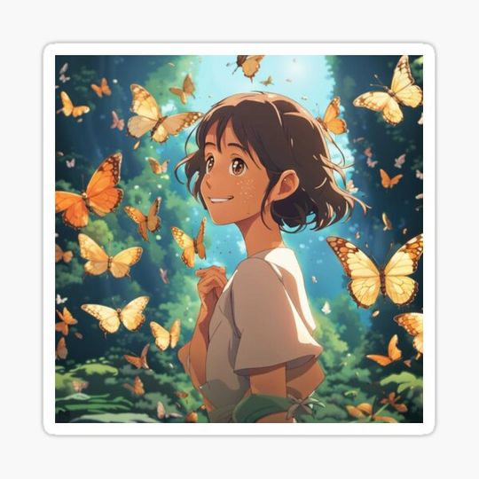Discover Butterfly Anime Girl
