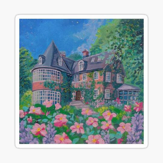 Discover kiki's delivery service house pastel kawaii painting 2023