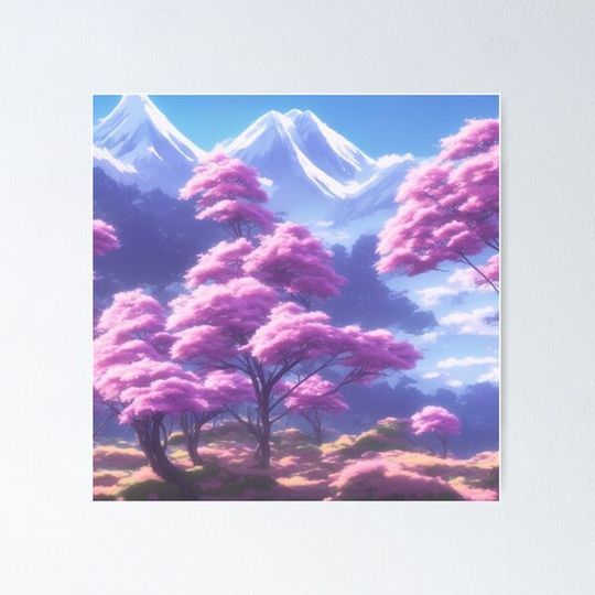 Discover Sakura trees in the mountains