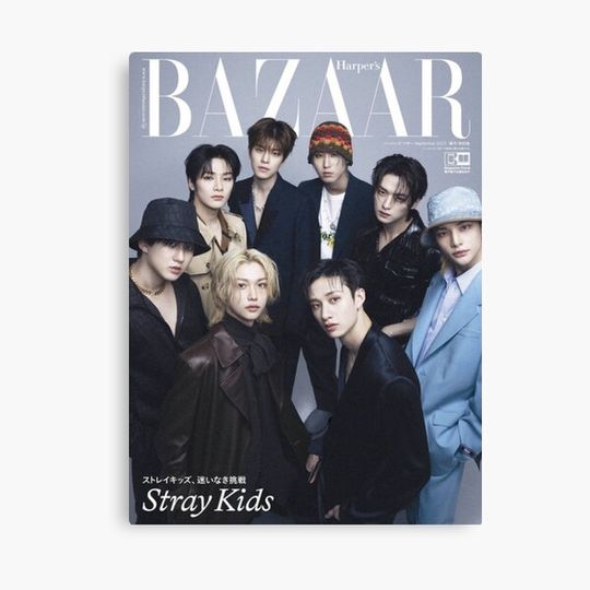 Discover Stray Kids SKZ OT8 poster 2023 bang chan lee know changbin hyunjin han felix seungmin jeongin kpop boy group male band asian korean