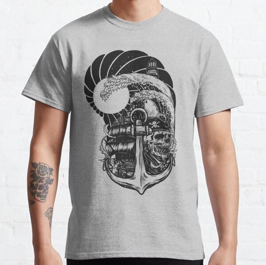 Discover Pirate Skull With Ship