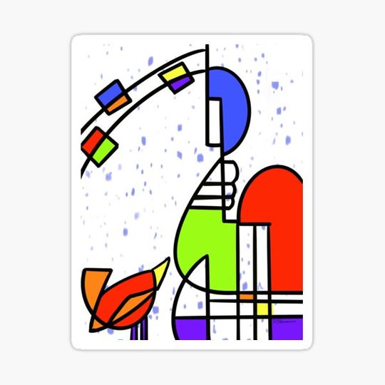 Discover Geometric Abstract - Song Bird