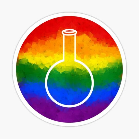 Discover Rainbow Round Flask