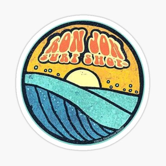 Discover ocean surfe sticker