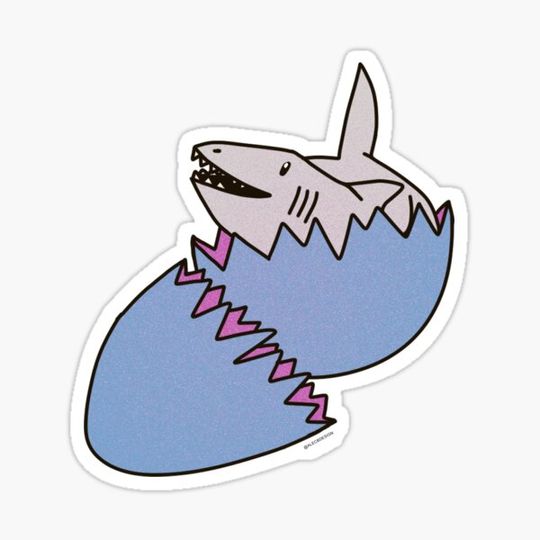 Discover Cute Trans Shark in Egg