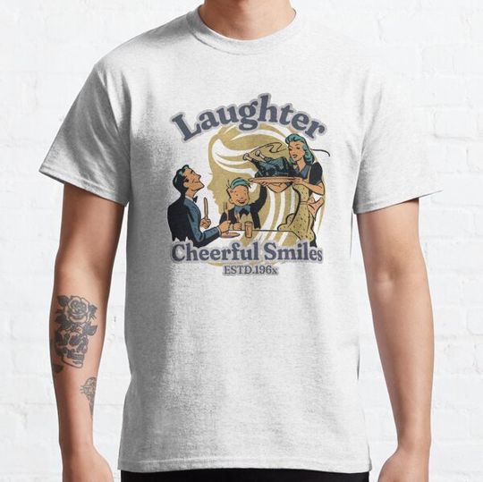 Discover Vintages Tshirt Sweat Laughter cheerful smiles