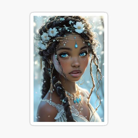 Discover Ethereal woman with floral and lace details