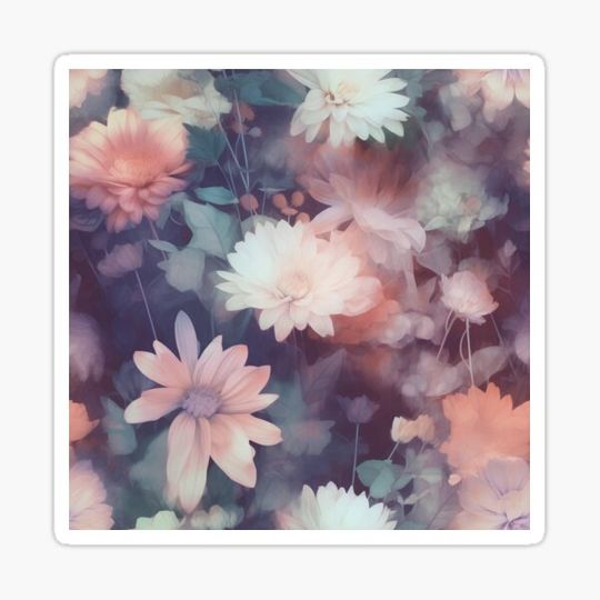 Discover elegant soft flower gradation