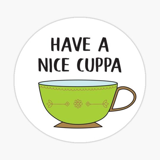 Discover A Sweet Cup of Tea Pattern Dark
