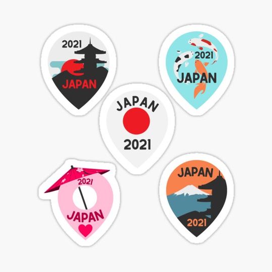 Discover Japan 2021 Sticker pack