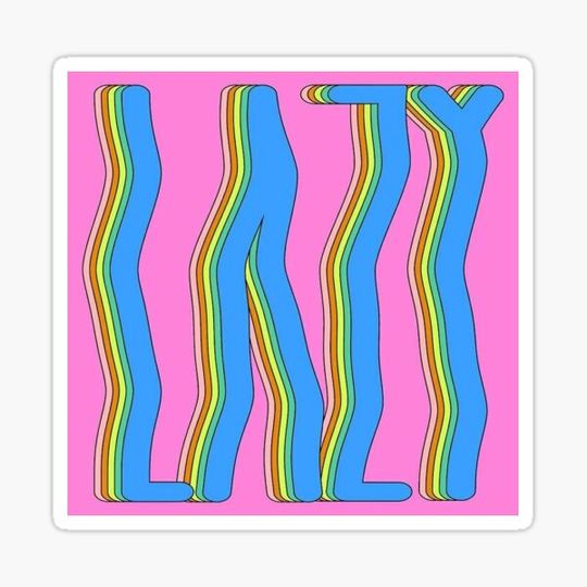 Discover lazyyy sticker