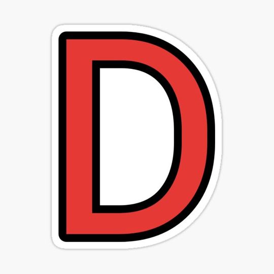 Discover Simple D Design T-shirts, Hoodie and Stickers