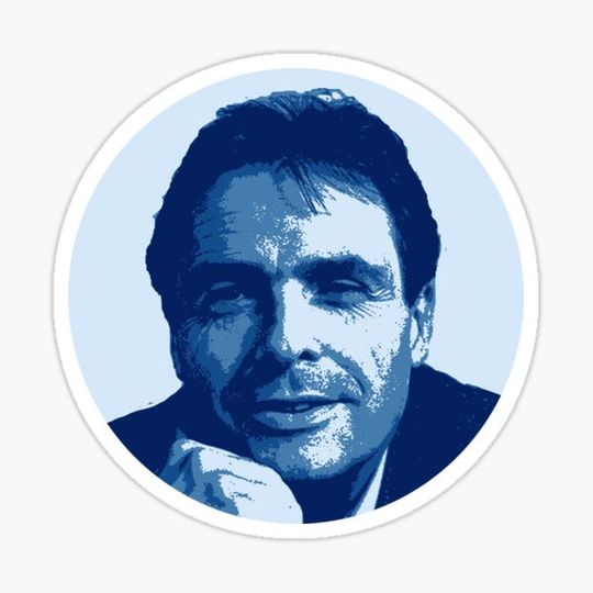 Discover Pierre Bourdieu Blue Portrait