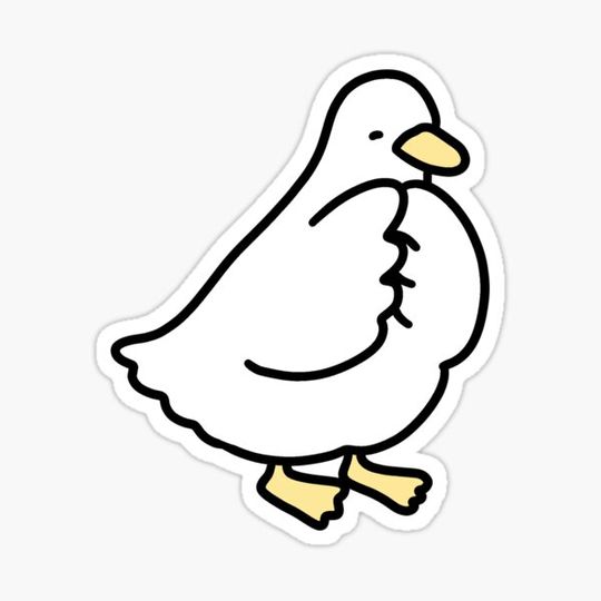 Cute Giddy Duck