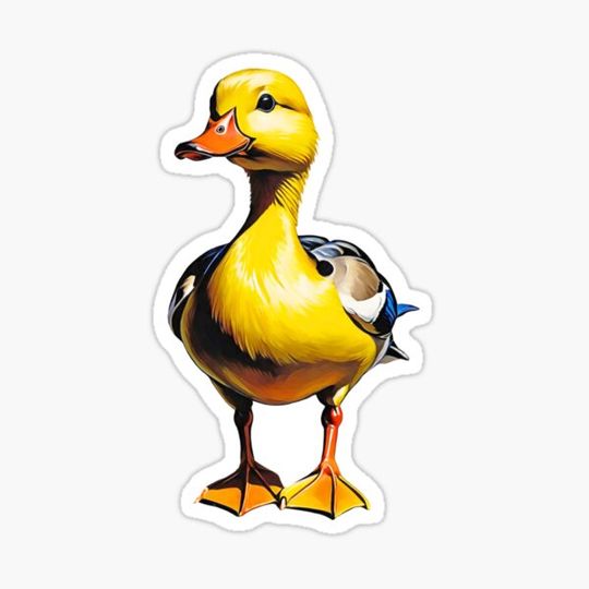 Discover Cute yellow duckling