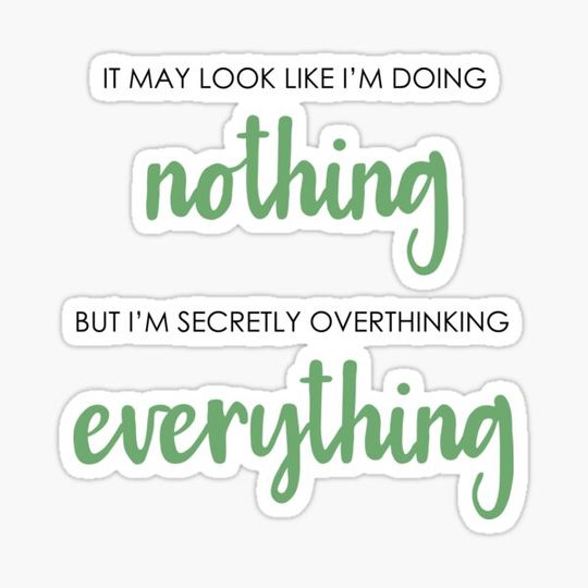 Discover Doing nothing and overthiking everything