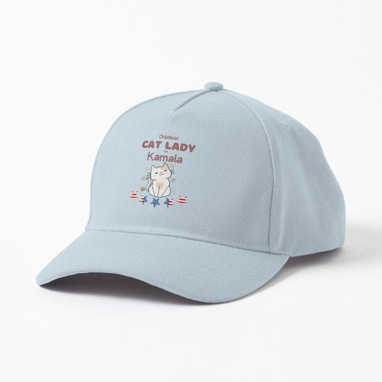 Discover Childless Catlady for Kamala Harris Cat Lovers Baseball Cap