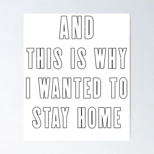 Discover And This Is Why I Wanted To Say Home - Merch for Introverts