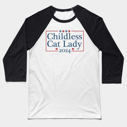 Discover Childless Cat Lady Baseball Tee - Childless Cat Lady Baseball T-Shirt BE309