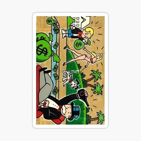 Discover $ Monopoly Man $