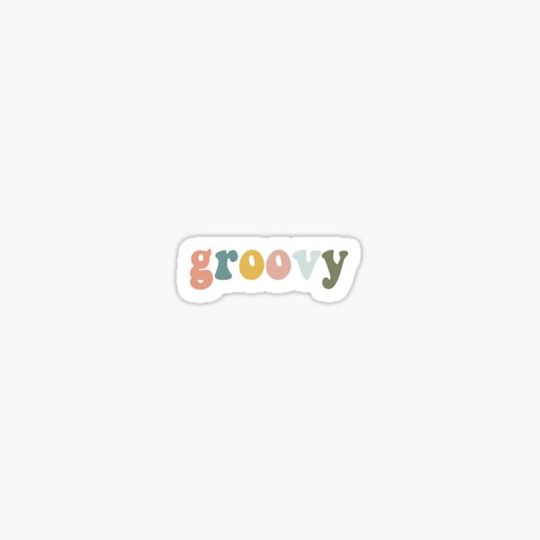 Discover Groovy sticker