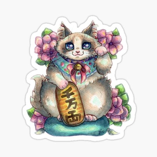 Discover Cute Maneki Neko Cat Ragdoll
