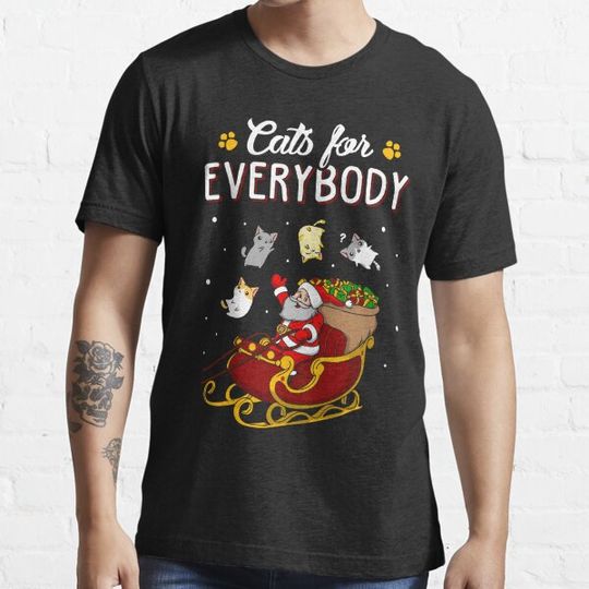 Discover Cats For Everybody Funny Ugly Christmas Sweatshirt