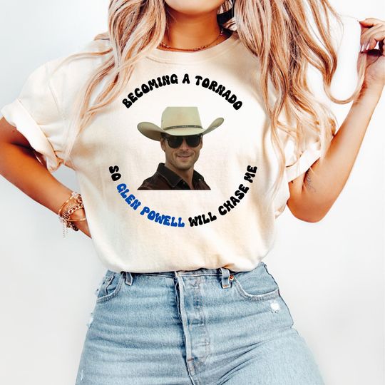 Discover Twisters Movie Funny Glen Powell Shirt