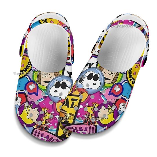 Discover Snoopy Dog & Charlie Brown Cartoon Clogs For Men Women, Funny Cartoon Clogs shoes