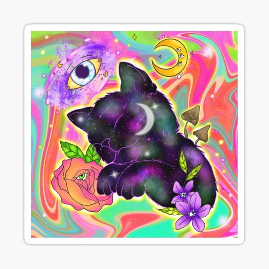 Discover Sleepy kitty sky