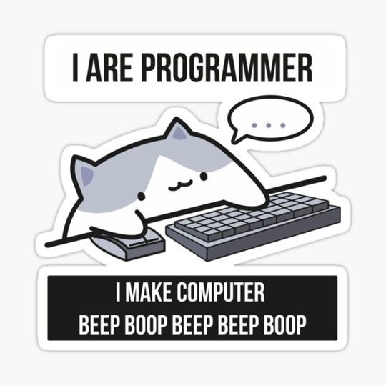 Discover I are programmer cat programmer meme vintage