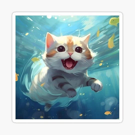 Discover "Cute Aquatic Kittens."
