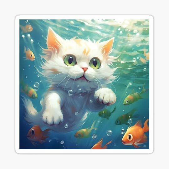 Discover "Cute Aquatic Kittens."