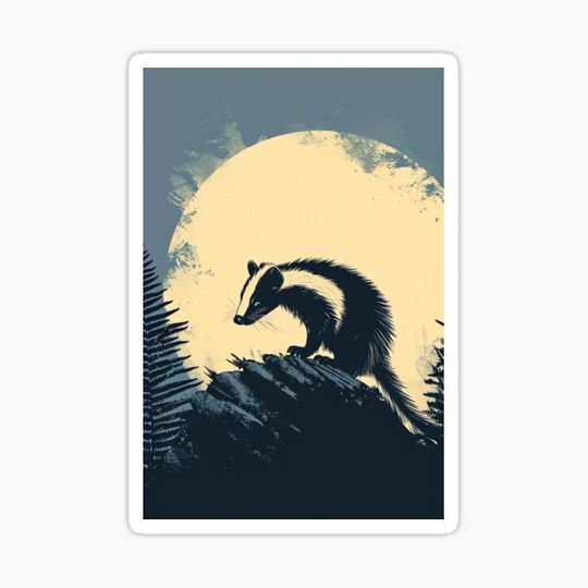 Discover Moonlit Skunk Forest
