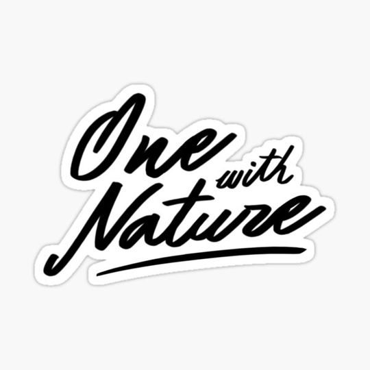 Discover One with nature - Handwritten