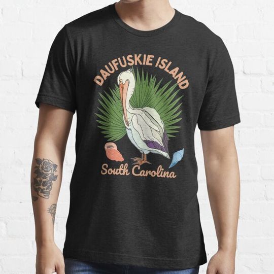 Discover Wild Daufuskie Island, South Carolina, Tan Text- Wildlife / Nature