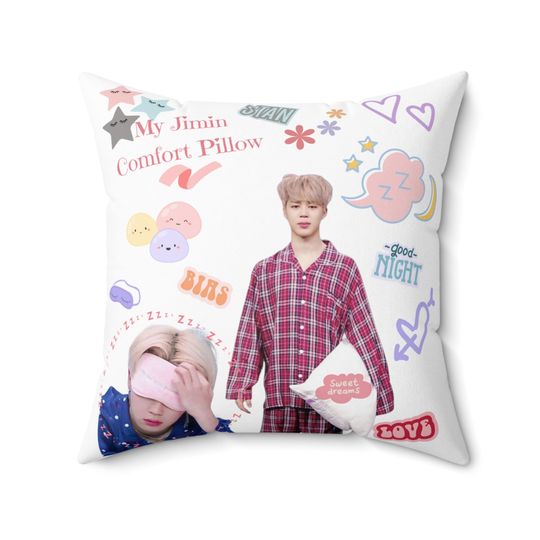 Discover BTS Jimin Decorative Square Pillow